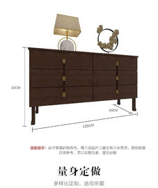 Gabinete de madera de la cabecera del hotel de los muebles de moda del dormitorio para la sala de estar