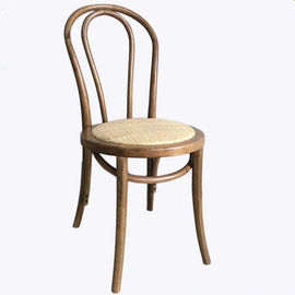 Las altas sillas traseras de madera sólida del restaurante/tapizaron sillas de cena de madera