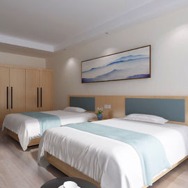 Muebles del dormitorio del estilo del hotel de la base de madera sólida, muebles del cuarto de invitados del hotel