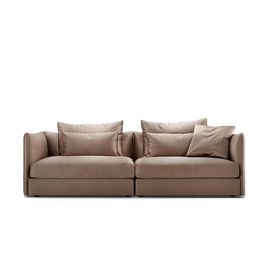 Estilo moderno determinado del sofá seccional de la tela de los muebles del dormitorio del hotel del apartamento/de la estrella