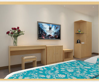 Aspecto moderno de madera de la tabla de los muebles TV del dormitorio del hotel/de la tabla del lado