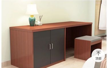 Material de madera sólida del gabinete de la tabla de los muebles TV del dormitorio del hotel del diseño moderno