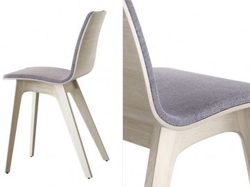Las sillas de madera sólida de los muebles/el comedor simple del hotel deformaron la cena de la silla