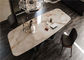 Estilo moderno lujoso popular de la mesa de comedor de mármol cuadrada rectangular