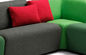 Asiento comercial de la esquina colorido del sofá de la cabina para el pasillo/el centro comercial del hotel
