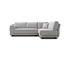 Sensación cómoda del sofá gris moderno de la tela de la sala de estar/del sofá en forma de L