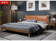 Diseño de madera de la moda de los muebles de la cama de plataforma de la ceniza moderna para los hoteles/los apartamentos