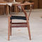 Sillas modernas de madera sólida, silla del restaurante del ocio con el marco de madera