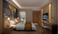 Conjunto de dormitorio moderno profesional del hotel, muebles comerciales del dormitorio