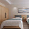 Muebles del dormitorio del estilo del hotel de la base de madera sólida, muebles del cuarto de invitados del hotel