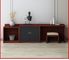 Material de madera sólida del gabinete de la tabla de los muebles TV del dormitorio del hotel del diseño moderno