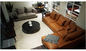 Sensación cómoda del sofá gris moderno de la tela de la sala de estar/del sofá en forma de L