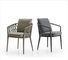 Muebles simples de la silla de la cinta de tabla de la silla de la combinación de la rota al aire libre nórdica del jardín