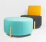 Sofás seccionales modernos de Seat de la sala de estar del sofá de la sola tarjeta doble contemporánea del color