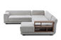 L sofá seccional SMY-7177 de la sala de estar de la tela de la forma con los Recliners