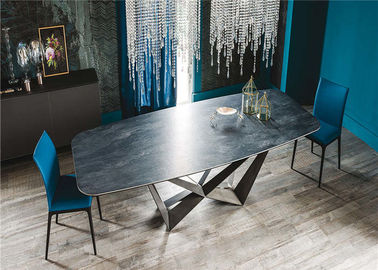 Muebles formados cuadrado modificados para requisitos particulares de la sala de estar de la mesa de comedor del mármol del tamaño