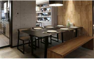 Los muebles modernos del comedor de la tabla de madera sólida del estilo crean para requisitos particulares