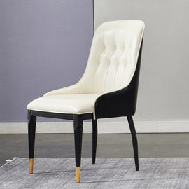 El cuero cómodo que cenaba sillas con las piernas del metal modificó tamaño/color para requisitos particulares