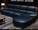 Sofá de gama alta de los muebles del sofá seccional de cuero de lujo para la sala de estar
